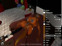 Busty mare getting pleasured by machine dildo animal porno